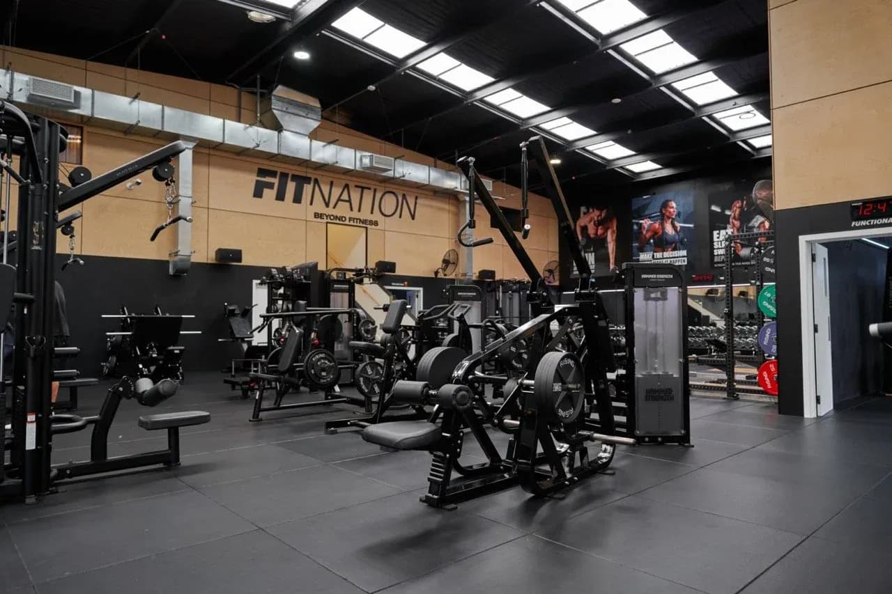 Gym floor at Fit Nation Papamoa