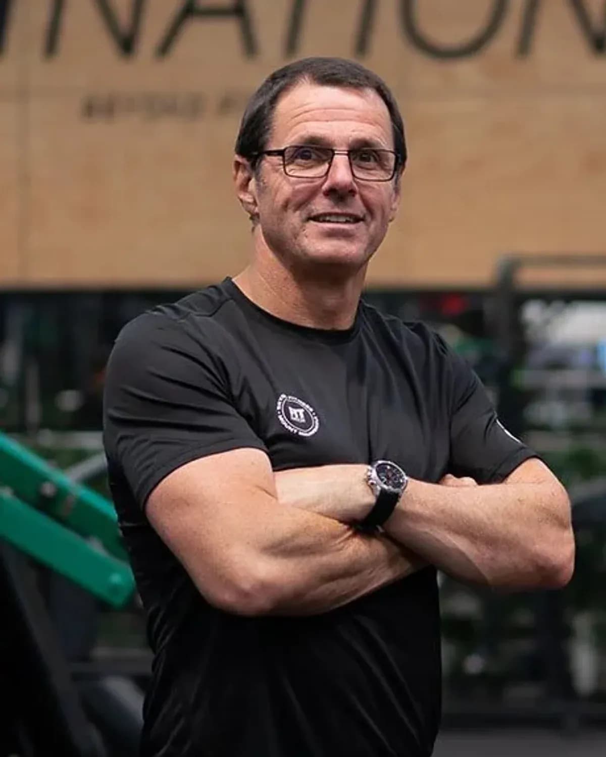 Clayton, co-owner of Fit Nation, on the gym floor at Fit Nation Mount Maunganui