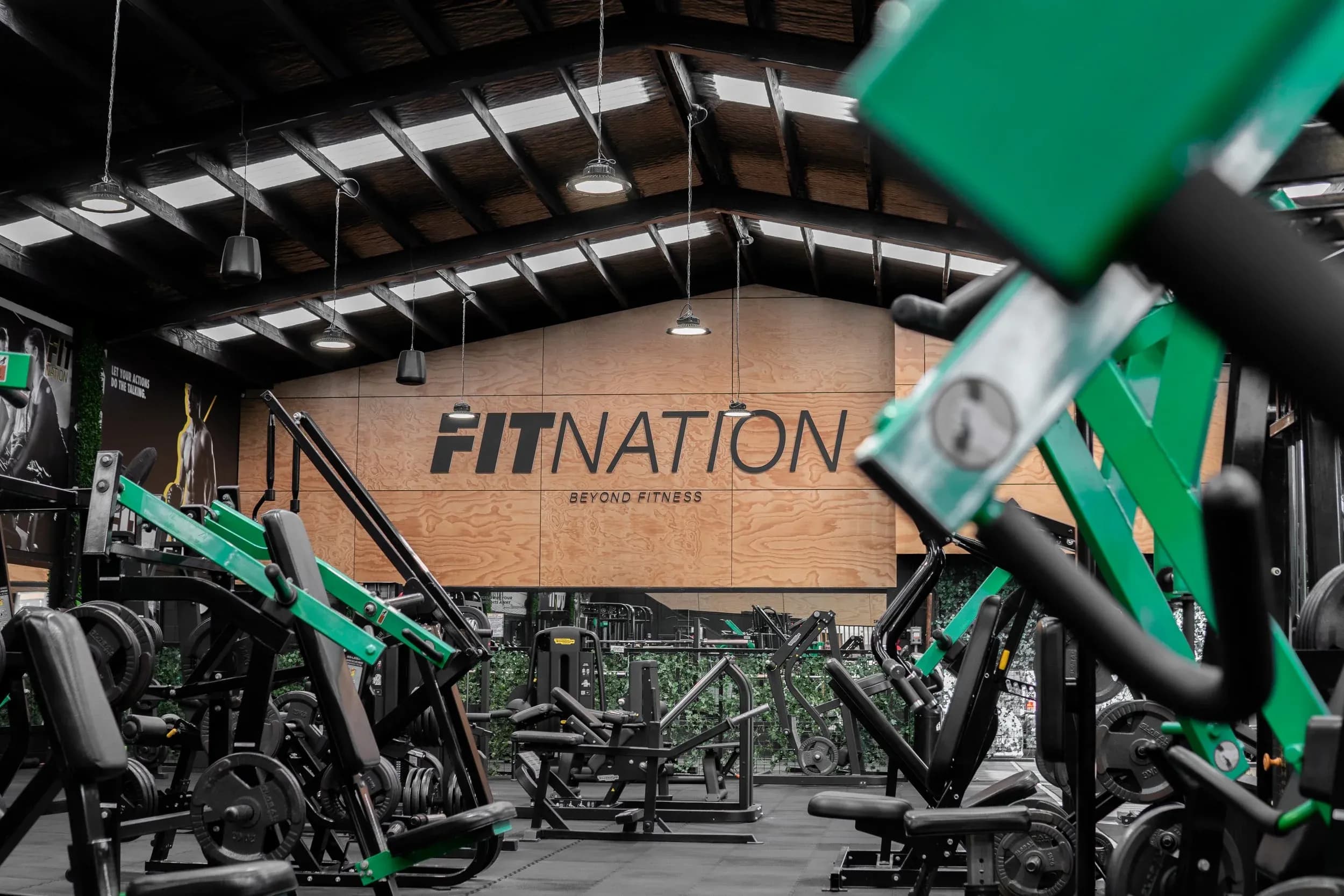 Main gym floor at Fit Nation Mount Maunganui